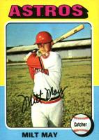 1975 Topps Mini #279 Milt May Baseball Card