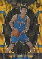 2022 Panini Select #83 Chet Holmgren Gold Flash Basketball Card