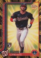 2025 Topps Chrome Radiating Rookies #RR8 Dylan Crews Baseball Card