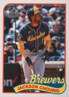 2024 Topps Update 1989 Topps Baseball #44 Jackson Chourio Baseball Card