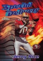 1997 Topps Chrome Season's Best #21 Jerry Rice Refractor Football Card