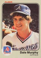 1983 Fleer #142 Dale Murphy Baseball Card