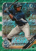 2019 Bowman Prospects Chrome #89 Esteury Ruiz Green Shimmer Baseball Card