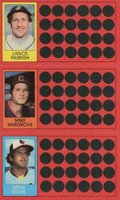 1981 Topps Scratch-Offs # Lance Parrish/Mike Hargrove/Steve Stone Baseball Card
