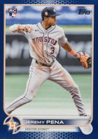 2022 Topps Update #US253 Jeremy Pena Royal Blue Baseball Card