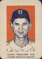 1952 Wheaties # Preacher Roe Portrait Baseball Card