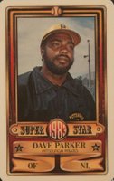 1983 Perma-Graphics Super Star Credit Cards # Dave Parker Baseball Card