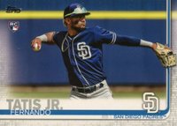 2019 Topps #410 Fernando Tatis Jr. Baseball Card
