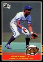1985 Donruss Highlights #11 George Brett Baseball Card