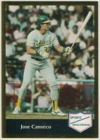 1991 Sports Educational-Hand Cut #13 Jose Canseco Hand Cut Baseball Card