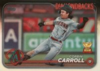 2024 Topps #156 Corbin Carroll Rainbow Foil Baseball Card