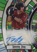 2023 Bowman Draft Bowman Glass Autograph #BGATT Tommy Troy Baseball Card