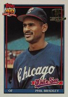 1991 Topps Desert Shield #717 Phil Bradley Baseball Card