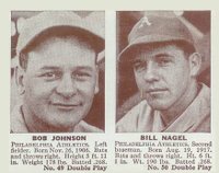 1941 Double Play #49/50 Johnson/Nagel Baseball Card