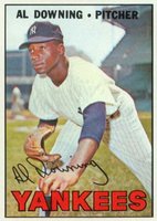 1967 Topps #308 Al Downing Baseball Card
