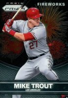 2015 Panini Prizm Fireworks #4 Mike Trout Baseball Card