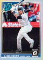 2018 Panini Donruss Optic #65 Gleyber Torres Holo Baseball Card