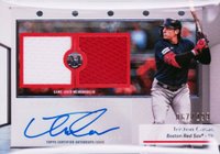 2024 Topps Museum Collection Single-Player Signature Swatches Dual Relic Autographs #TC Triston Casas Baseball Card