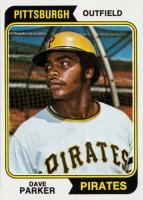 1974 Topps #252 Dave Parker Baseball Card