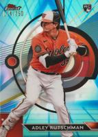 2023 Topps Finest #22 Adley Rutschman Blue/Aqua Vapor Baseball Card