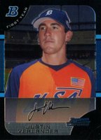 2005 Bowman Draft Picks #129 Justin Verlander Baseball Card