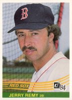 1984 Donruss #172 Jerry Remy Baseball Card