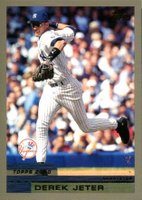 2000 Topps #15 Derek Jeter Baseball Card