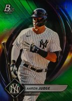 2022 Bowman Platinum #12 Aaron Judge Green Baseball Card