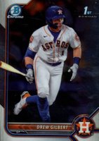 2022 Bowman Draft #BDC152 Drew Gilbert Chrome Baseball Card