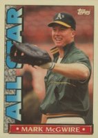1990 Topps TV All-Stars #1 Mark McGwire Baseball Card