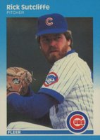 1987 Fleer Glossy #576 Rick Sutcliffe Baseball Card