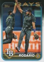 2024 Topps Update #US62 Amed Rosario Golden Mirror Baseball Card