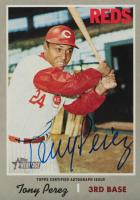 2019 Topps Heritage Real One Autographs #TP Tony Perez Baseball Card