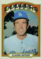 1972 Topps #297 Claude Osteen Baseball Card