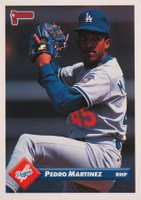 1993 Donruss #326 Pedro Martinez Baseball Card