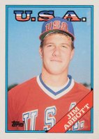 1988 Topps Traded #1T Jim Abbott Baseball Card