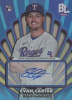 2024 Topps Big League Opening Act Autographs #OAAEC Evan Carter Baseball Card