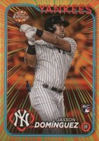 2024 Topps Chrome Radiating Rookies #RR10 Jasson Dominguez Baseball Card