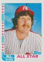 1982 Topps #339 Mike Schmidt Blackless Baseball Card