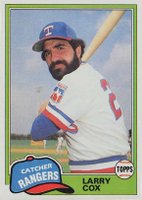 1981 Topps #749 Larry Cox Traded Baseball Card