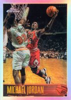 1996 Topps Chrome #139 Michael Jordan Refractor Basketball Card