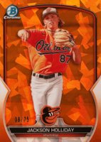 2023 Bowman Chrome Sapphire Edition Prospects #227 Jackson Holliday Orange Baseball Card