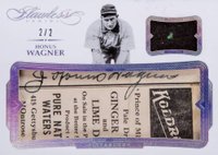2017 Panini Flawless Flawless Cuts Memorabilia #HW Honus Wagner Baseball Card