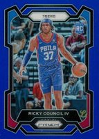 2023 Panini Prizm #294 Ricky Council IV Blue Basketball Card
