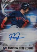 2017 Topps Chrome Freshman Flash Autographs #ABE Andrew Benintendi Baseball Card