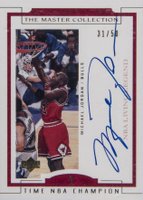 2000 Upper Deck Legends Master Collection Autograph #ML4 Michael Jordan Championships Basketball Card