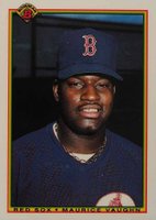 1990 Bowman Tiffany #275 Mo Vaughn Baseball Card