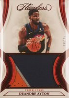 2021 Panini Flawless Patches #PTDAY DeAndre Ayton Ruby Basketball Card