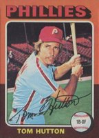 1975 Topps Mini #477 Tom Hutton Baseball Card
