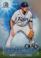 2023 Bowman Sights on September #SOS20 Curtis Mead Baseball Card